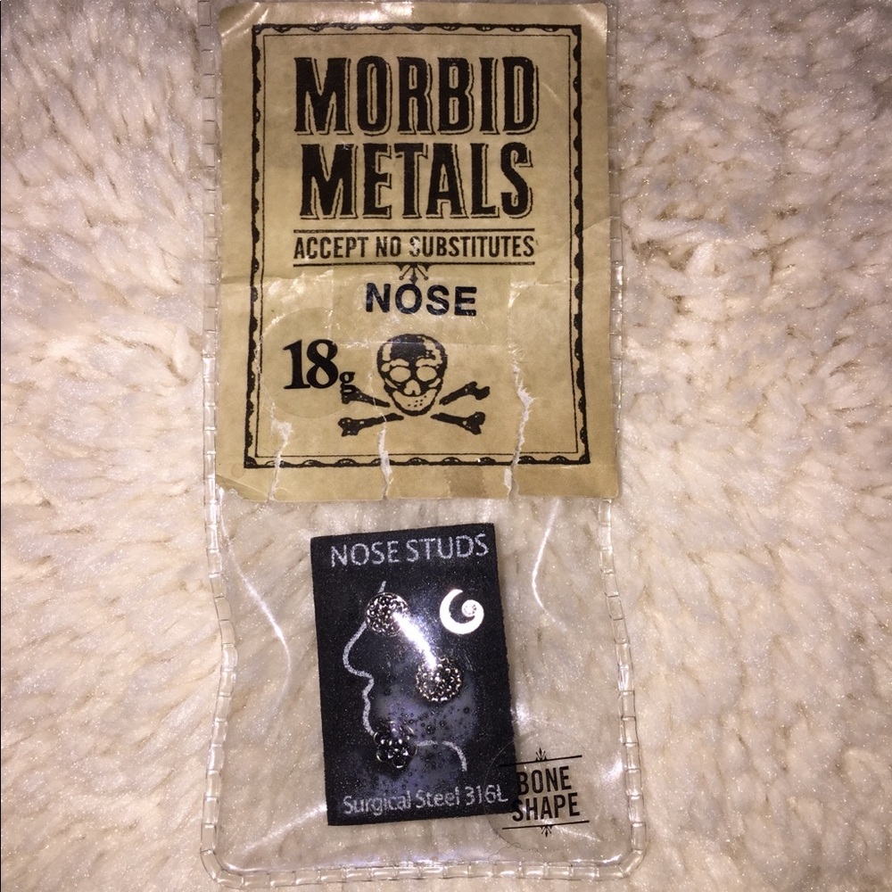 Morbid Metals Nose Piercing Jewelry - Picture 3 of 4